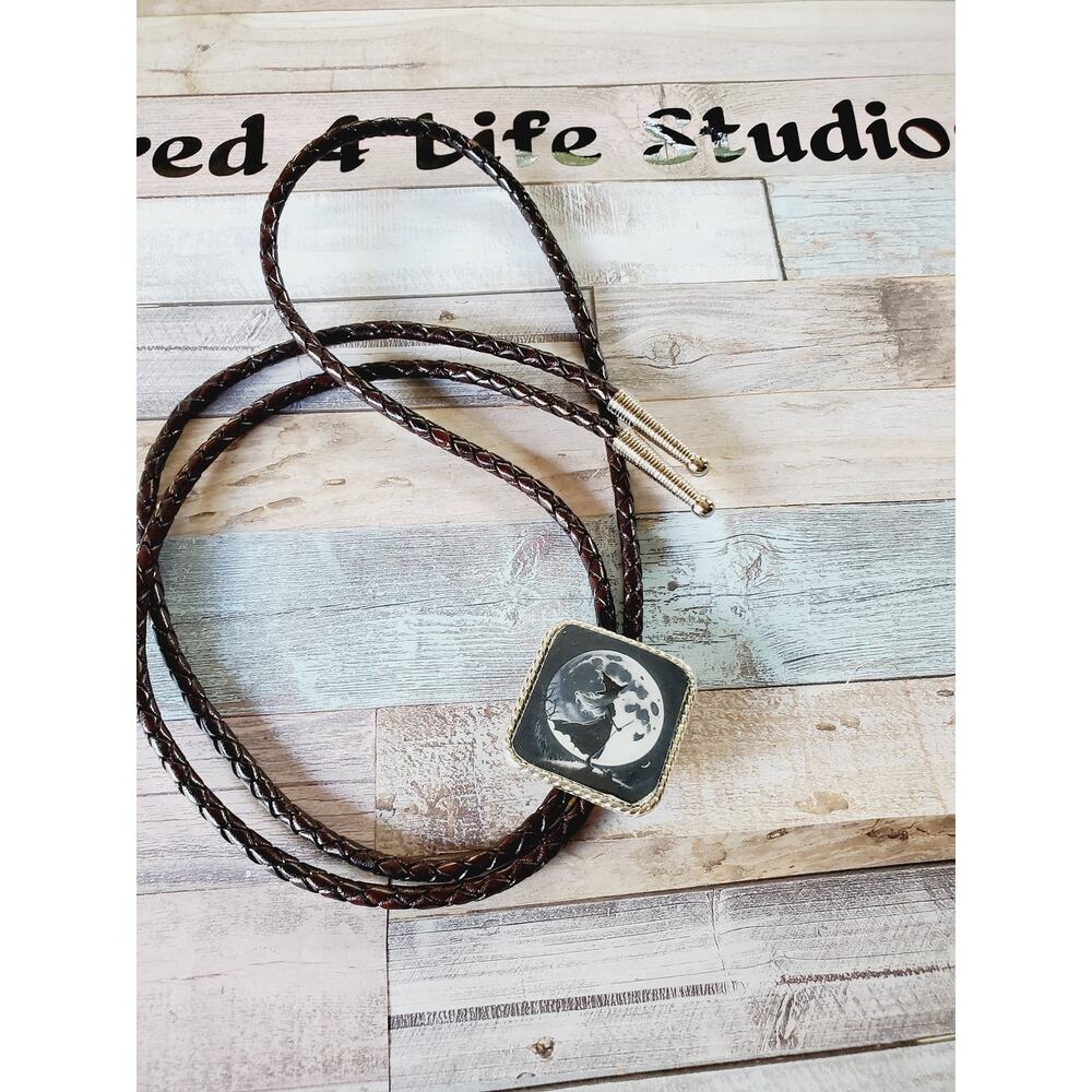 Halloween bolo tie spook witches halloween bolotie necklace halloween lover gift